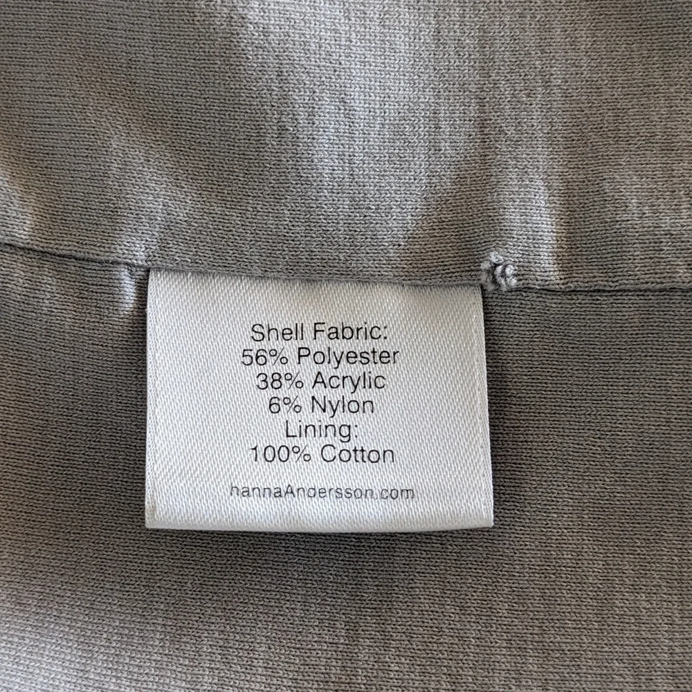 Hanna Andersson Sherpa Stripe Lined Coat Jacket 120 6